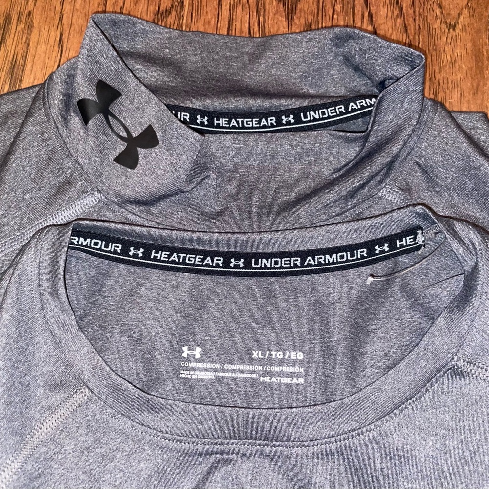 Lot of 2 Under Armor Compression Sleeveless Tops size XL Tank Tops - Picture 2 of 6